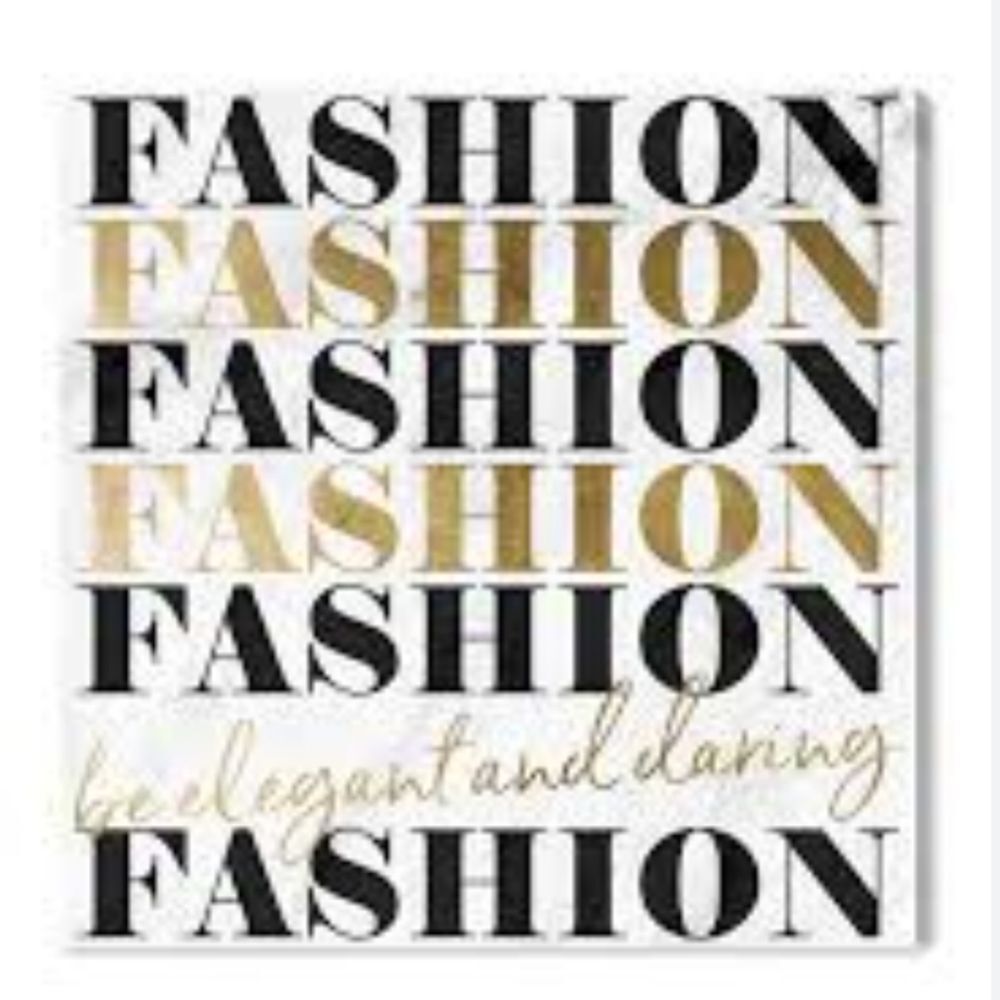 Oliver Gal "Fashion, Be Elegant Darling" Framed Wall Art